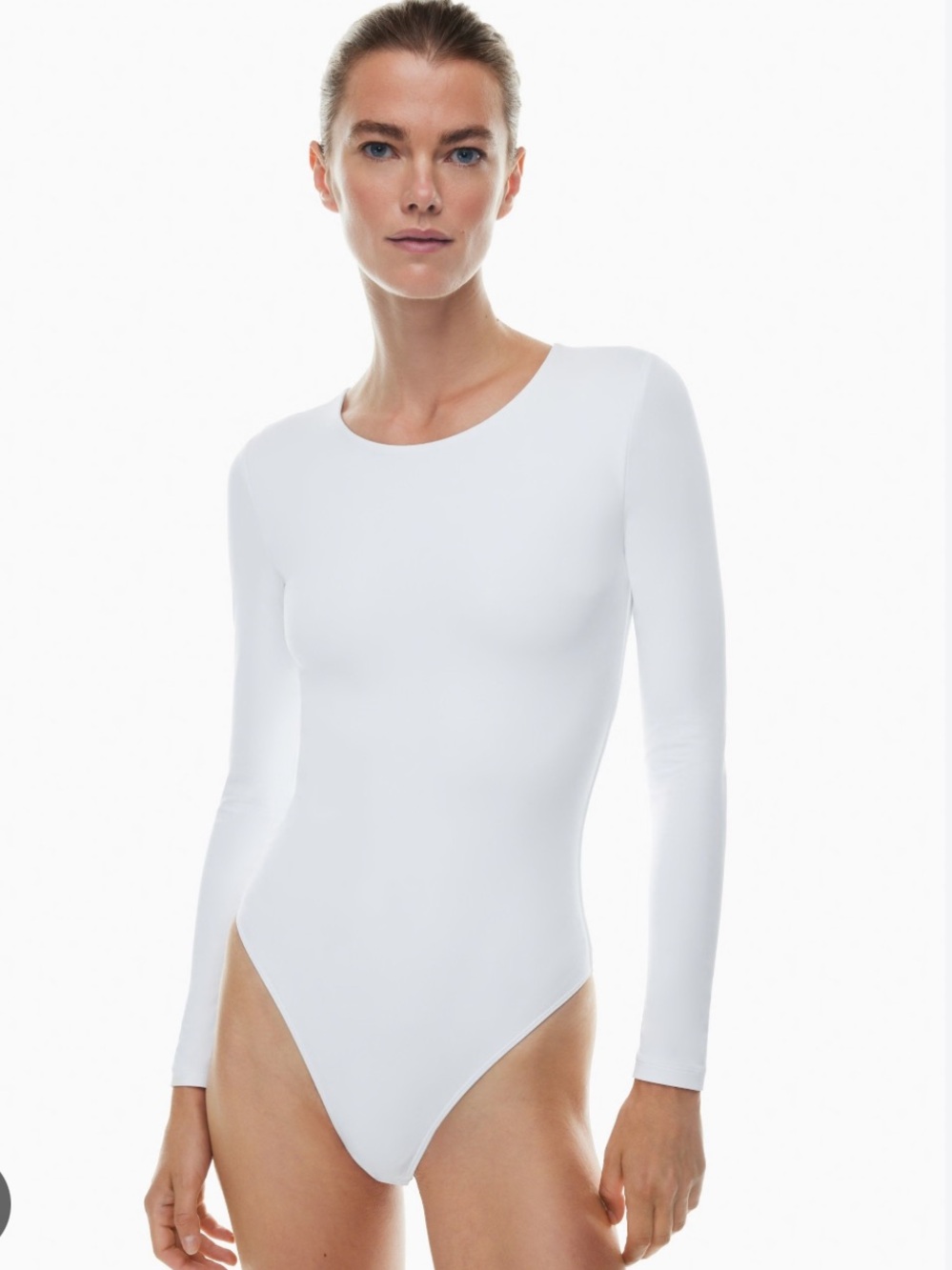 Aritzia Babaton Contour Crew Longsleeve Bodysuit